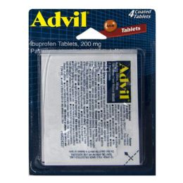 6 Bulk Travel Size Advil Ibuprofen - Card of 4