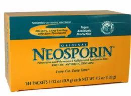 288 Bulk Travel Size Neosporin Antibiotic Ointment - 0.9 gm. Foil Pack