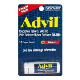 24 Bulk Travel Size Advil Ibuprofen