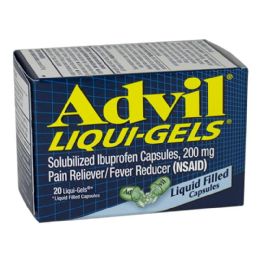 12 Bulk Advil LiquiGels - Box