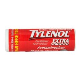 36 Bulk Travel Size Tylenol Extra Strength Vial Of 10