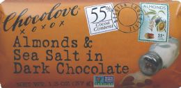 36 Bulk Almond Dark Chocolate - Chocolove Almond Dark Chocolate 1.3 Oz.