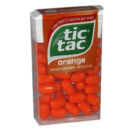 24 Bulk Tic Tac Orange Mints - 1 Oz.