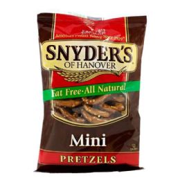 60 Bulk Mini Bite Size Pretzels - 1.5 Oz.