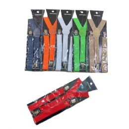 24 Bulk Adjustable Suspenders