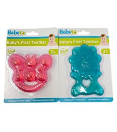72 Bulk Teether Blue And Pink Assorted