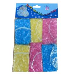 144 Bulk 6 Piece Shower Caps