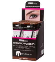 48 Bulk Beauty Treat Brow Power Duo Soft Brown