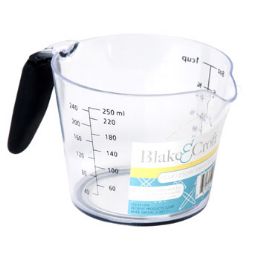 48 Bulk Measuring Cup Plastic One Cup Softgrip Handle B&c Label