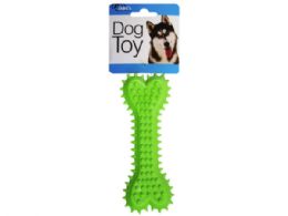 18 Bulk Spike Bone Dog Chew Assorted Colors