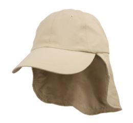 12 Bulk Outdoor Fishing Camping Cap W/neck Flap Cover