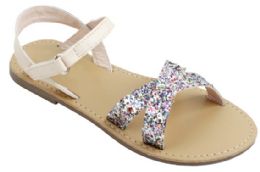 12 Bulk Girl's Fashion Sandals In Pink