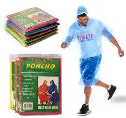 24 Bulk Yacht And Smith Adults Unisex Assorted Color Rain Poncho