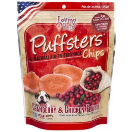 6 Bulk Dog Treats Puffsters Chipscranberry & Chicken 4 Ozmade In Usa