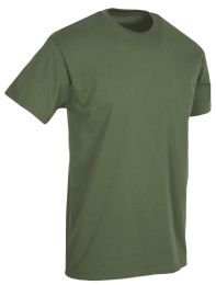 60 Bulk Mens Cotton Short Sleeve T Shirts Army Green Size M