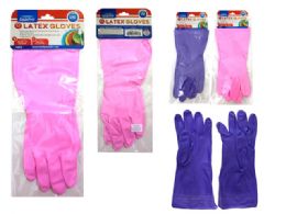 144 Bulk GLOVES LATEX 1 PAIR Large PK PUR
