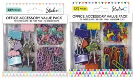 48 Bulk Carton Office Accessory Value Pack 132 Piece