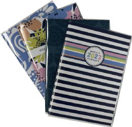 48 Bulk Planner Weekly 5.1 X 7.5" Fashion Covers With Pvc Jacket