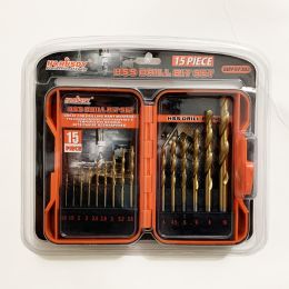 48 Bulk 15pc Drill Bit Set