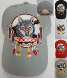 24 Bulk Native Pride Wolf Hat