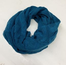 24 Bulk Womon Infinity Scarf In Assorted Color