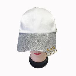 36 Bulk Bling Bling Fancy Ball Cap