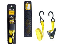 12 Bulk Ratchet Tie Down Heavy Duty 14.75ft X 1"