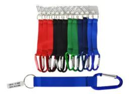 72 Bulk Lanyard Carabiner Keychain