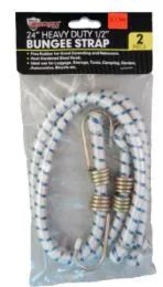 48 Bulk Bungee Cord 2 Piece 24 Inch
