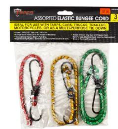 48 Bulk 48 Bungee Cord 3 Piece