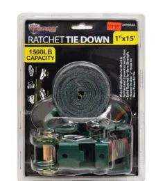 12 Bulk Camo Ratchet Tie Down