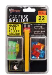 36 Bulk Car Fuse And Puller Set 22 Piece