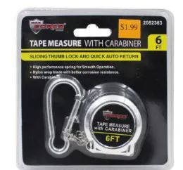 48 Bulk Carabiner Tape Measure 6 Inch