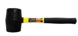 18 Bulk Fiberglass Rubber Mallet 32 Ounce