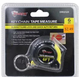 48 Bulk Keychain Tape Measure 6 Foot