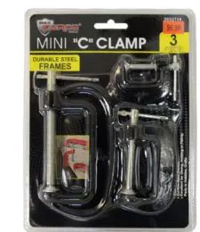 18 Bulk Mini C Clamp Set 3 Piece