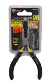 36 Bulk Mini Long Nose Pliers 4.5 Inch