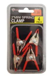 48 Bulk Mini Spring Clamp Set 4 Piece 2 Inch