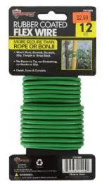 48 Bulk Rubber Coated Flex Wire 12 Inch