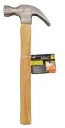 12 Bulk Wood Handle Claw Hammer 16 Ounce