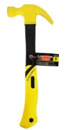 24 Bulk Yellow Claw Hammer 8 Ounce