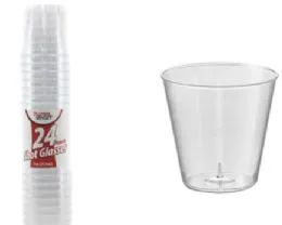 72 Bulk Plastic Shot Glasses 24 Count