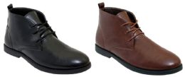 12 Bulk Men's Casual Chukka Boots - Sizes 7-12
