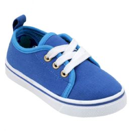 12 Bulk Boy's Canvas Sneakers