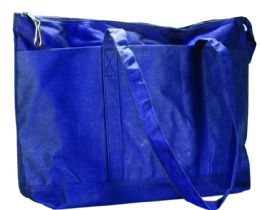 24 Bulk Navy Canvas Diaper Bag