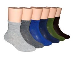 480 Bulk Toddler's Novelty Crew Socks - Solid Colors - Size 2-4