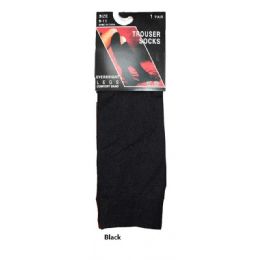 360 Bulk Ladies Trouser Socks - Size 9-11 - Black