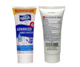 24 Bulk 3.38oz Tube Hand Sanitizer  62% Alcol