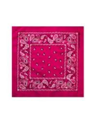 60 Bulk Knocker Classic Cotton Bandana/fuchsia