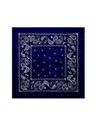 60 Bulk Knocker Classic Cotton Bandana/navy